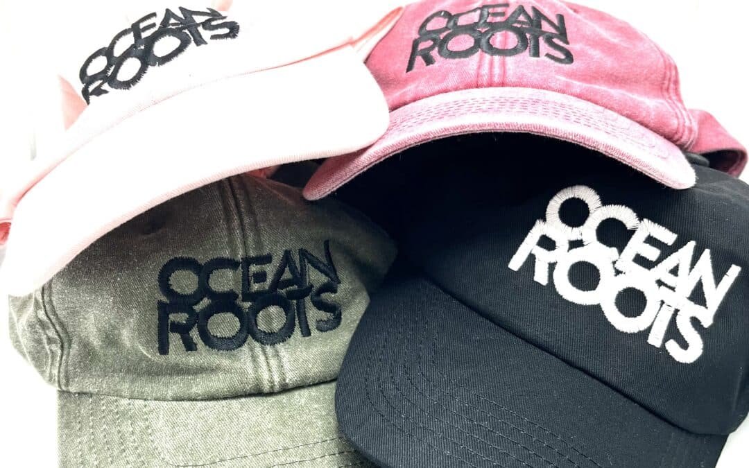 Broderie sur casquette Ocean Roots